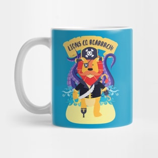 Pirates lion go roarrgh Mug